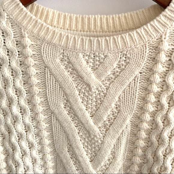 Tommy Hilfiger Cable Knit Wool Blend Sweater - Picture 8 of 11